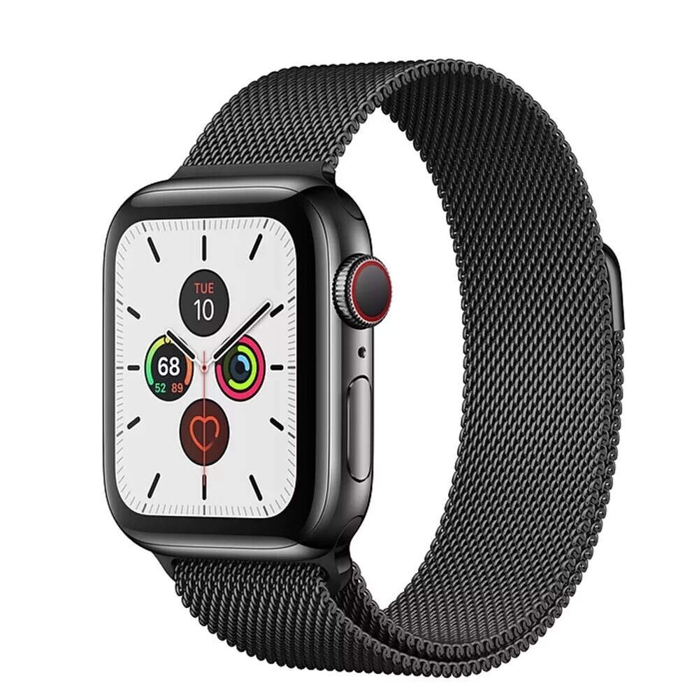 (42mm-44mm-45mm-49mm) Steel Magnatic Full Black - ستيل مغناطيس اسود كامل