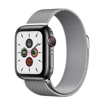 (42mm-44mm-45mm-49mm) Steel Magnatic Full Silver - ستيل مغناطيس سلفر كامل