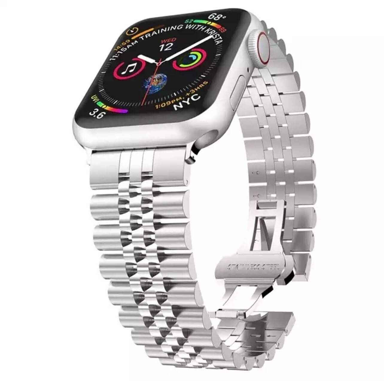 (42mm-44mm-45mm-49mm) Rolex Full Silver - رولكس سلفر كامل