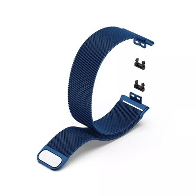 (Huawei Fit 1 ONLY ) Steel Magnatic Full Blue - باند ستيل مغناطيس هواوي فت فقط ازرق 