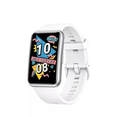 (Huawei Fit 1 ONLY ) Silicone band White - باند سيليكون ابيض