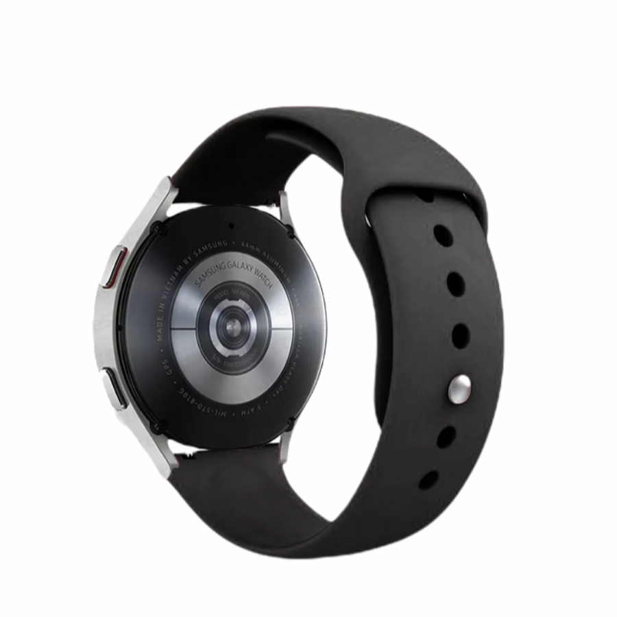 (20mm) Silicone Band Black -  باند سيليكون لون اسود 