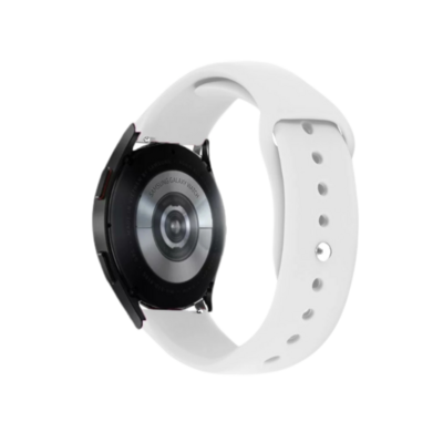 (20mm) Silicone Band White -  باند سيليكون لون ابيض 