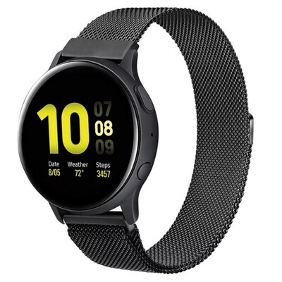 (20mm) Steel Magnatic Full Black -  باند ستيل مغناطيس اسود 