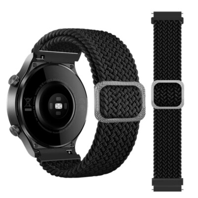 (22mm) Fabric stretch band Black - باند خام فري سايز اسود 