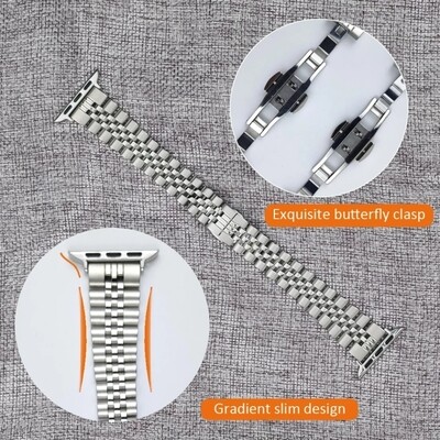 (38mm-40mm-41mm) Rolex slim full Silver - رولكس ضعيف سلفر كامل