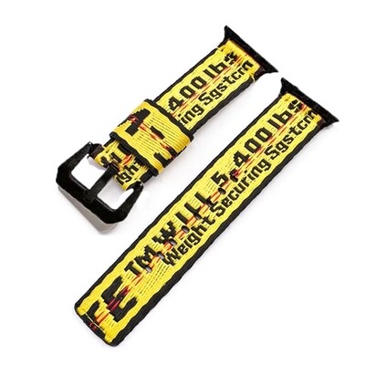 (38mm-40mm-41mm) Fabric Off Yellow band - باند خام لون اصفر اوف 