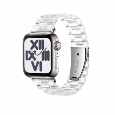 (38mm-40mm-41mm) Clear Ceramic band - باند سيراميك شفاف 