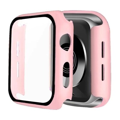 38mm Apple watch full cover Pink - فل كفر لساعات ابل مقاس  ٣٨م - وردي  
