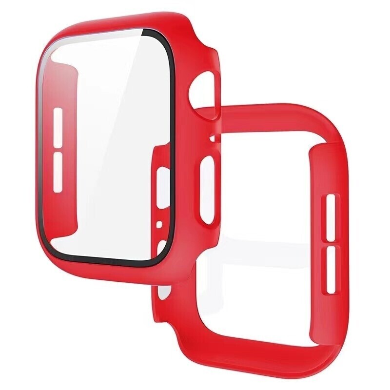 42mm Apple watch full cover Red - فل كفر لساعات ابل مقاس  ٤٢ - احمر