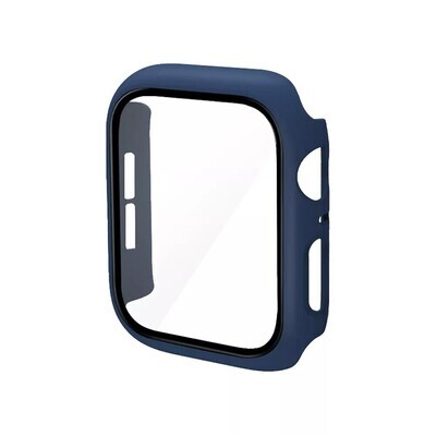 40mm Apple watch full cover  - Blue - فل كفر لساعات ابل مقاس  ٤٠م - كحلي 