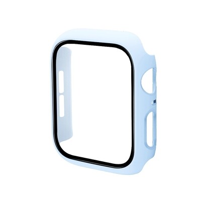 40mm Apple watch full cover  Baby blue - فل كفر لساعات ابل مقاس  ٤٠م - سماوي 