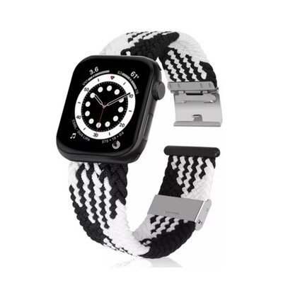 (42mm-44mm-45mm-49mm) Fabric stretch band Multicolor - باند خام فري سايز متعدد الألوان 