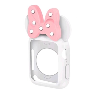 44mm Apple watch cover Mickey Mouse White - كفر ميكي ماوس لون ابيض مقاس ٤٤م