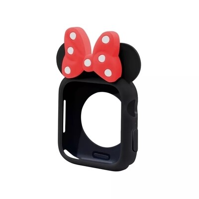 44mm Apple watch cover Mickey Mouse Black - كفر ميكي ماوس لون اسود مقاس ٤٤م