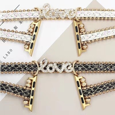(38mm-40mm-41mm) swarovski Black - شوارفسكي اسود 