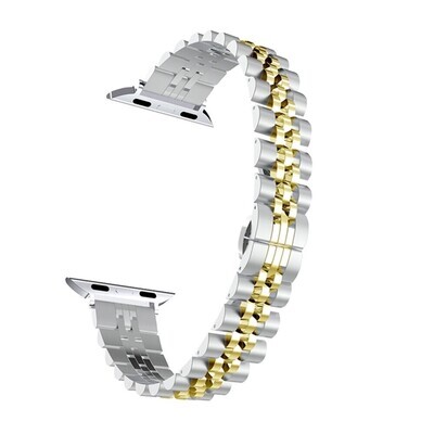 (38mm-40mm-41mm) Rolex slim Silver&amp;Gold - رولكس ضعيف سلفر مع ذهبي