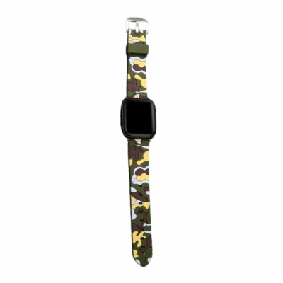 (42mm-44mm-45mm-46mm-49mm) Army Silicone Band - باند سيليكون جيشي 
