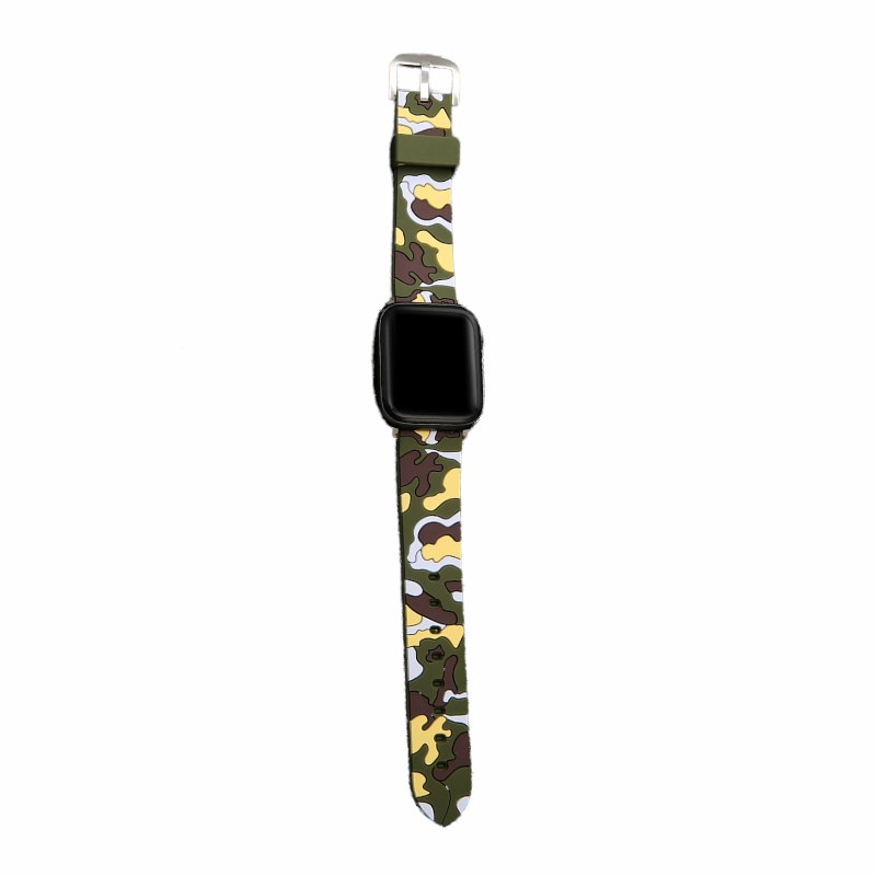 (38mm-40mm-41mm) Army Silicone Band - باند سيليكون جيشي 