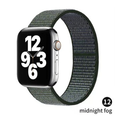(42mm-44mm-45mm-49mm) Fabric Midnight Fog band -  باند خام 