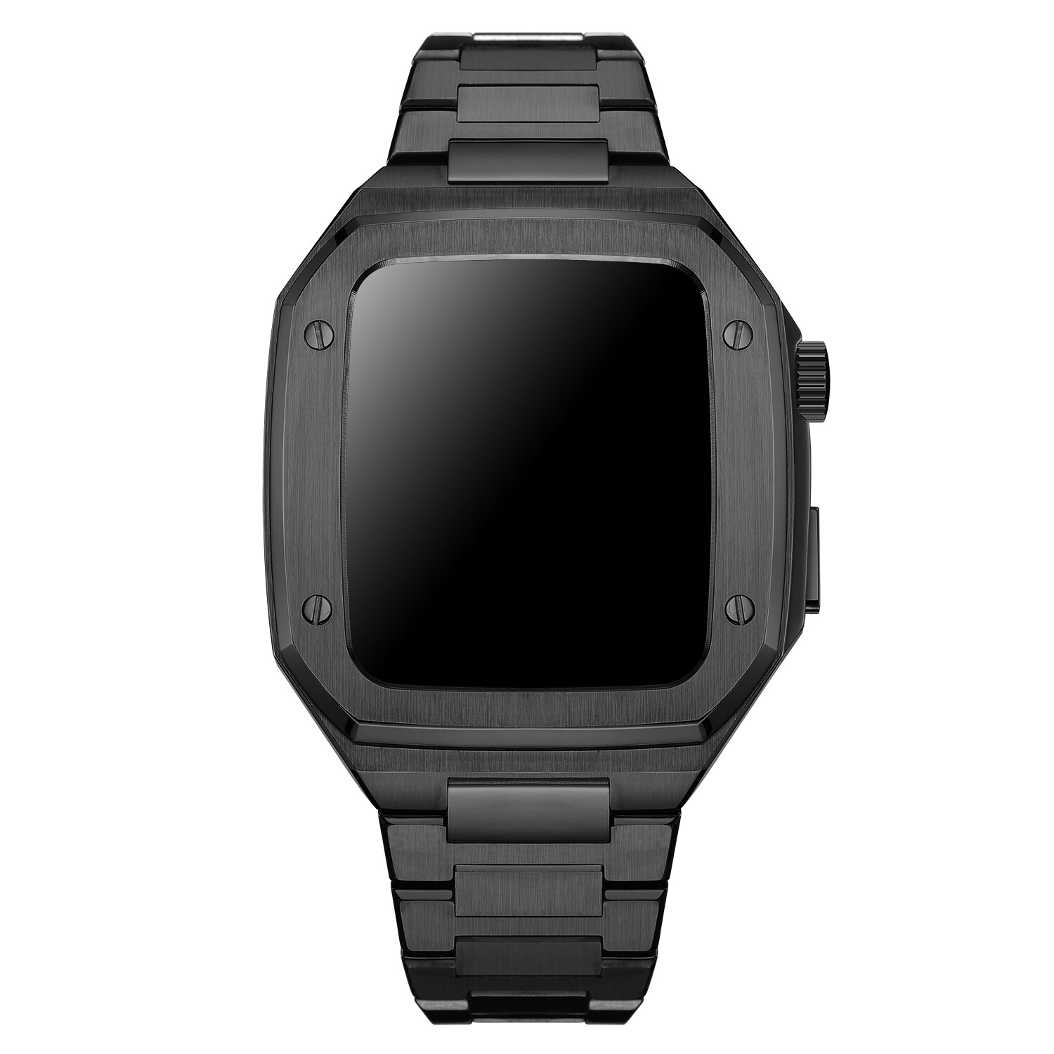 (Size 45mm ONLY ) Rolex steel full cover with band Black - باند مع كفر معدن كامل أسود 