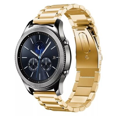 (20mm) Rolex Classic design Full Gold - رولكس التصميم الكلاسيكي لون ذهبي 