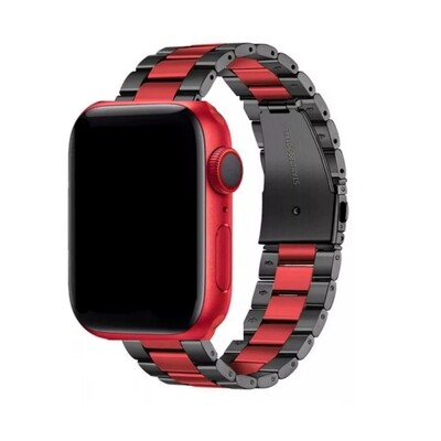 (42mm-44mm-45mm-49mm) Rolex Classic design Black&amp;Red - رولكس التصميم الكلاسيكي اسود و احمر 