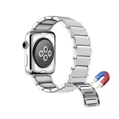 (42mm-44mm-45mm-49mm) Rolex Magnetic full Silver -  رولكس مغناطيس سلفر كامل 