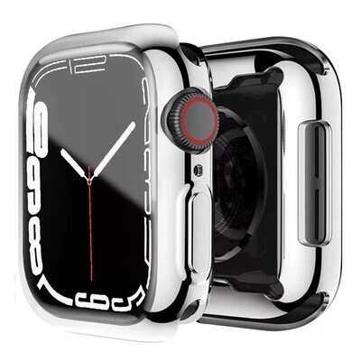 38mm Apple watch TPU full cover  - Transparent - فل كفر ربل لساعات ابل مقاس  ٣٨م - شفاف
