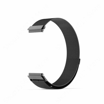 (Huawei Band 7 ONLY ) Steel Magnatic Full Black - باند ستيل مغناطيس اسود 