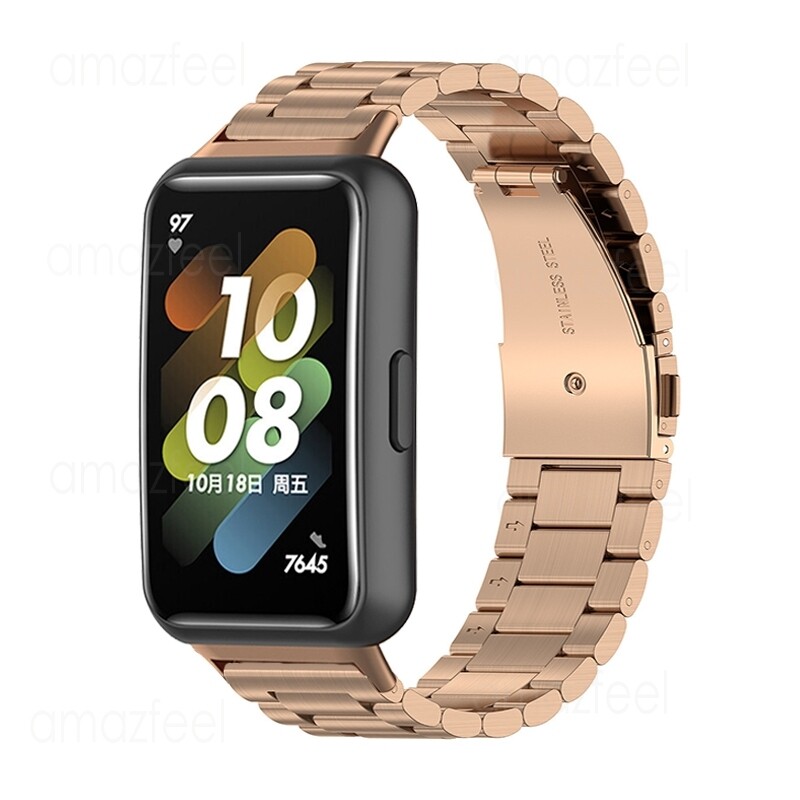 (Huawei Band 7 ONLY ) Rolex Full Rose Gold - رولكس لون روز قولد 