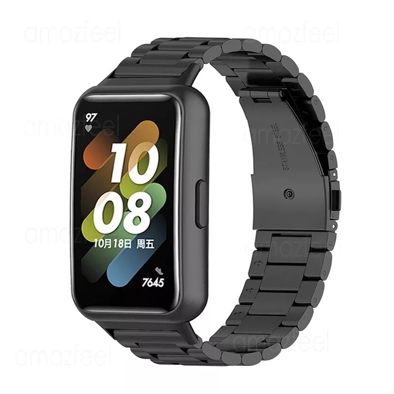 (Huawei Band 7 ONLY ) Rolex Full Black - رولكس لون اسود 