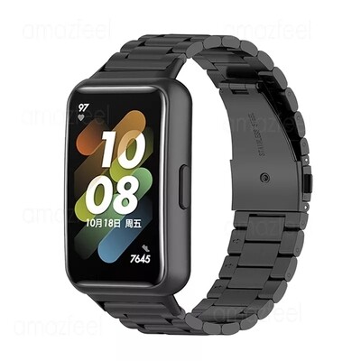 (Huawei Band 7 ONLY ) Rolex Full Black - رولكس لون اسود 
