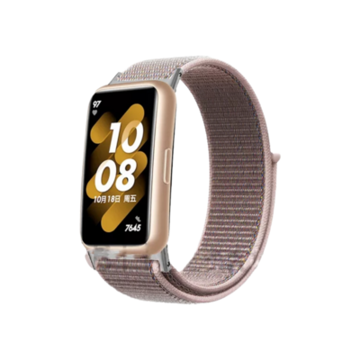 (Huawei Band 7 ONLY ) Fabric band Pink - باند خام وردي 