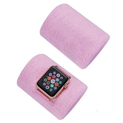 (38mm-40mm-41mm) Fabric sports new design Pink - خام سبورت تصميم جديد وردي 