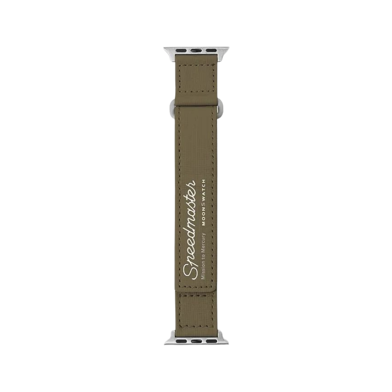(42mm-44mm-45mm-49mm) Omega Swatch design band Brown - باند خام اوميغا سواتش بني 