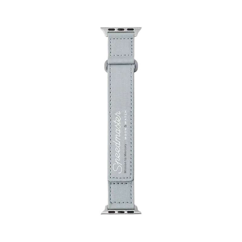 (42mm-44mm-45mm-49mm) Omega Swatch design band Grey - باند خام اوميغا سواتش رمادي 