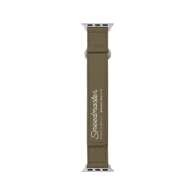 (38mm-40mm-41mm) Omega Swatch design band Brown - باند خام اوميغا سواتش بني 