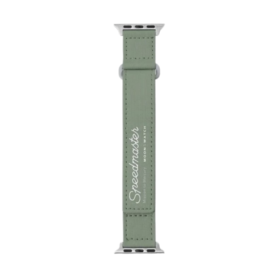 (38mm-40mm-41mm) Omega Swatch design band Green - باند خام اوميغا سواتش زيتي 