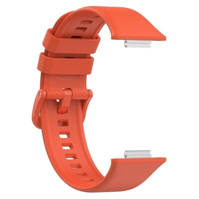 (Huawei Fit 2 ONLY ) Silicone band Orange - باند سيليكون برتقالي 