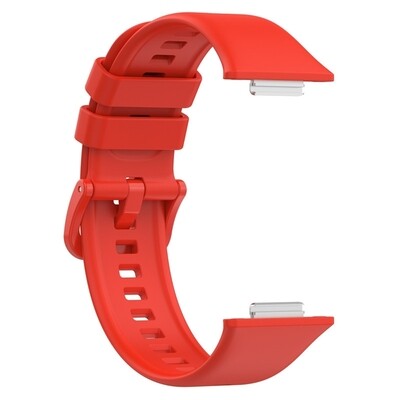 (Huawei Fit 2 ONLY ) Silicone band Red - باند سيليكون احمر 
