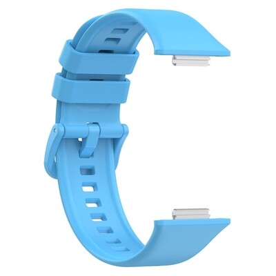 (Huawei Fit 2 ONLY ) Silicone band Sky Blue - باند سيليكون سماوي 