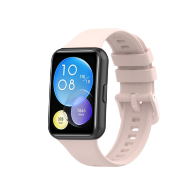 (Huawei Fit 2 ONLY ) Silicone band walnut - باند سيليكون لحمي 
