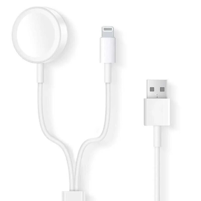 2in1 watch and iPhone USB charger - شاحن 2في1 لساعه ابل و الايفون 