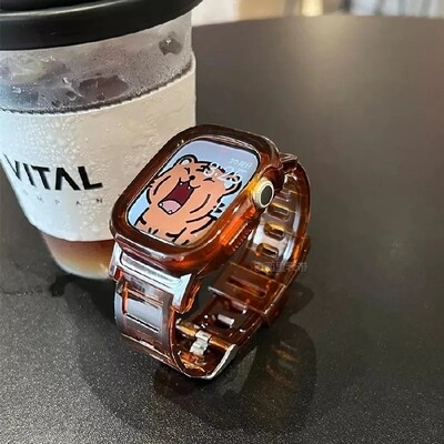 (44mm-45mm) band with cover Pepsi - باند مع كفر بيبسي 
