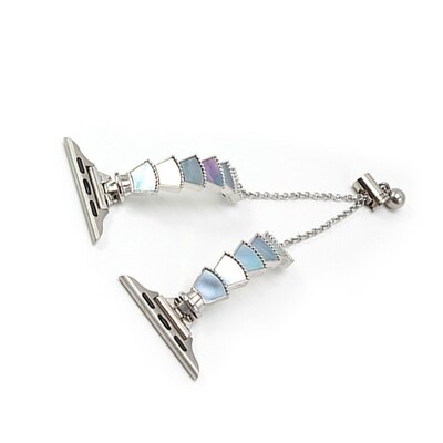 (38mm-40mm-41mm) Ladies Steel design Silver - باند ستيل نسائي جديد سلفر 