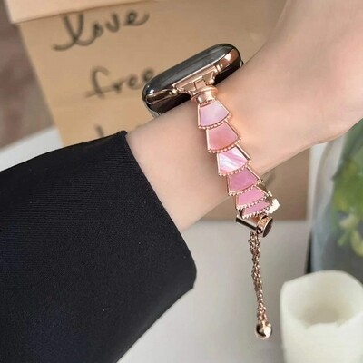 (38mm-40mm-41mm) Ladies Steel design Rose Gold - باند ستيل نسائي جديد روز قولد 