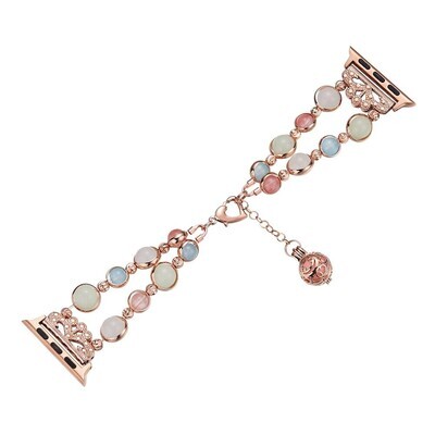 (42mm-44mm-45mm-49mm) luminous Strap Rose - باند مضيء لون روز قولد 