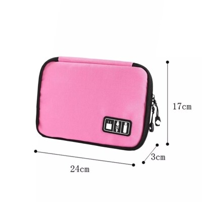 (Small 9+) watch accessories bag Pink - حقيبه اكسسورات ساعه لون وردي 