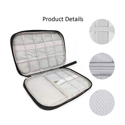 (Small 9+) watch accessories bag Grey - حقيبه اكسسورات ساعه لون رمادي 